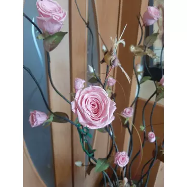 Стабилизированные бутоны розы "Bright Lilac" (Queen)