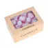 Стабилизированные бутоны гвоздики bicolor "Blanc/Framboise" (Carnation Maquillage x6)